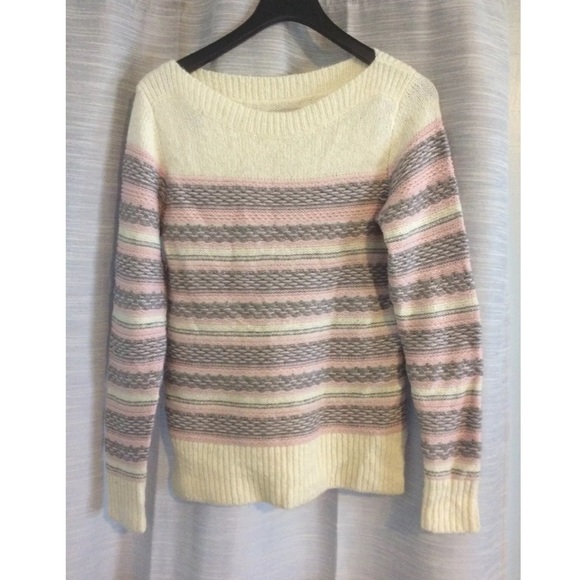 NWT Ann Taylor Loft Beige Knit Sweater XS - Picture 1 of 6